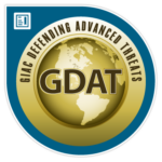 Consultant certifié en GDAT (Giac Defending Advanced Threats)